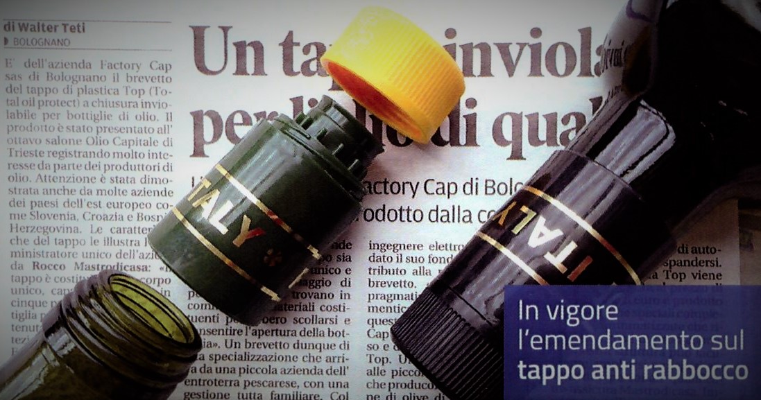 dichiarazione tappo inviolabile news olio golini